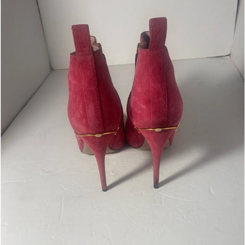 GUCCI Horsebit Accent Suede Boots Size: US 9 IT 39 - Picture 6 of 10